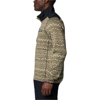 Columbia forro polar hombre Sweater Weather Printed Half Zip II vista detalle