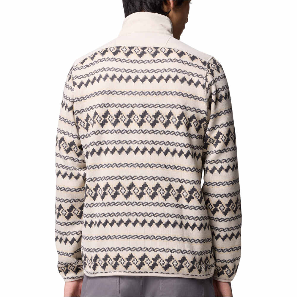 Columbia forro polar hombre Sweater Weather Printed Half Zip II vista trasera