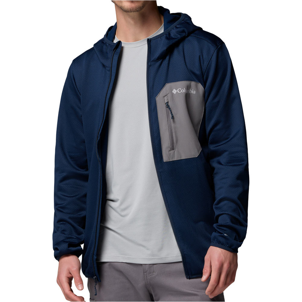 Columbia forro polar hombre Tall Heights Hdd Grid Fleece Full Zip 03