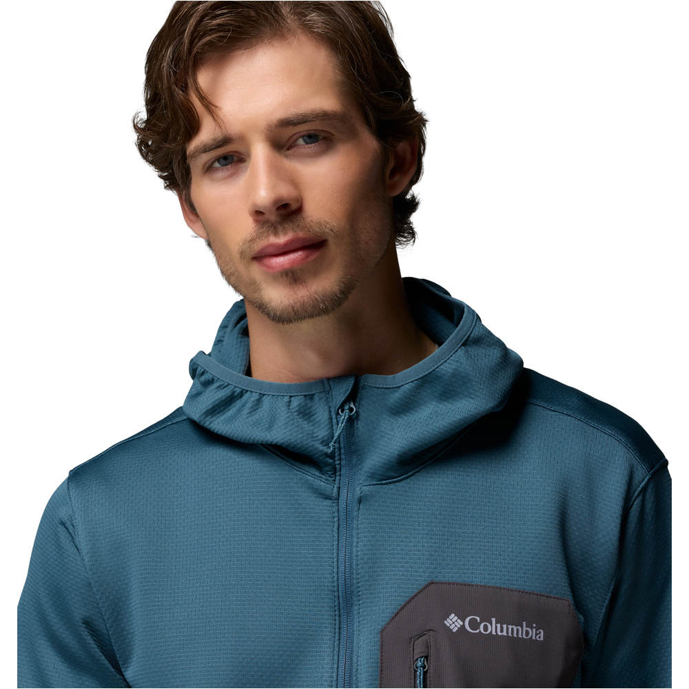 Columbia forro polar hombre Tall Heights Hdd Grid Fleece Full Zip 04