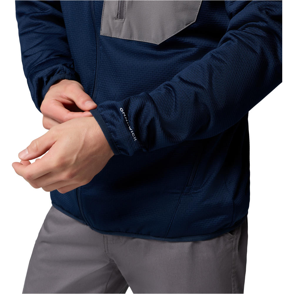 Columbia forro polar hombre Tall Heights Hdd Grid Fleece Full Zip 06