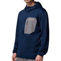 Columbia forro polar hombre Tall Heights Hdd Grid Fleece Full Zip vista detalle