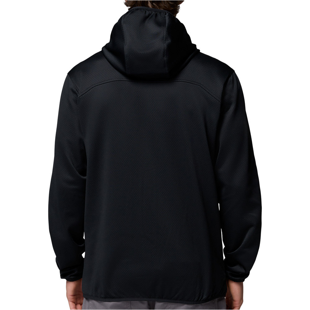 Columbia forro polar hombre Tall Heights Hdd Grid Fleece Full Zip vista trasera