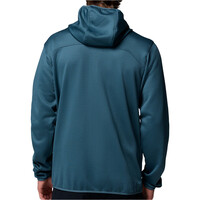 Columbia forro polar hombre Tall Heights Hdd Grid Fleece Full Zip vista trasera