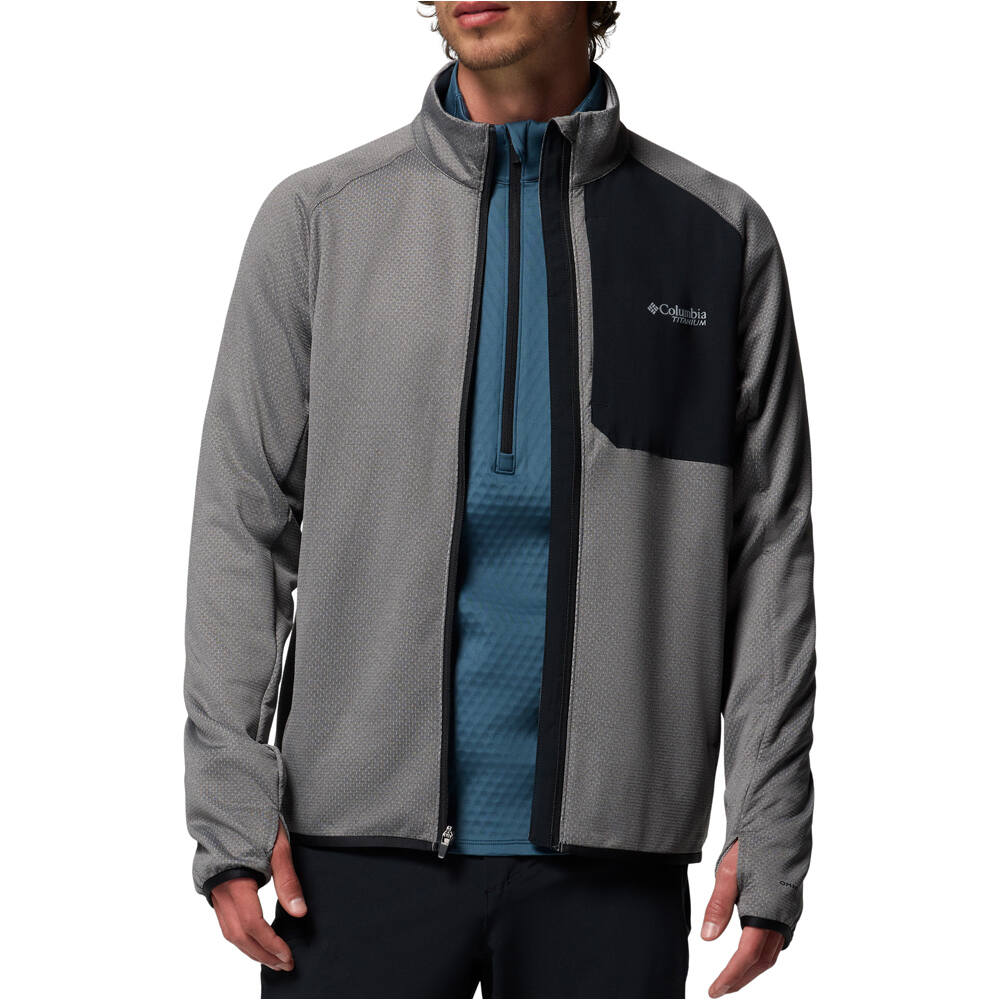 Columbia forro polar hombre Triple Canyon Grid Fleece FZ II 03