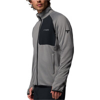 Columbia forro polar hombre Triple Canyon Grid Fleece FZ II vista detalle