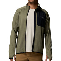 Columbia forro polar hombre Triple Canyon Grid Fleece FZ II vista detalle