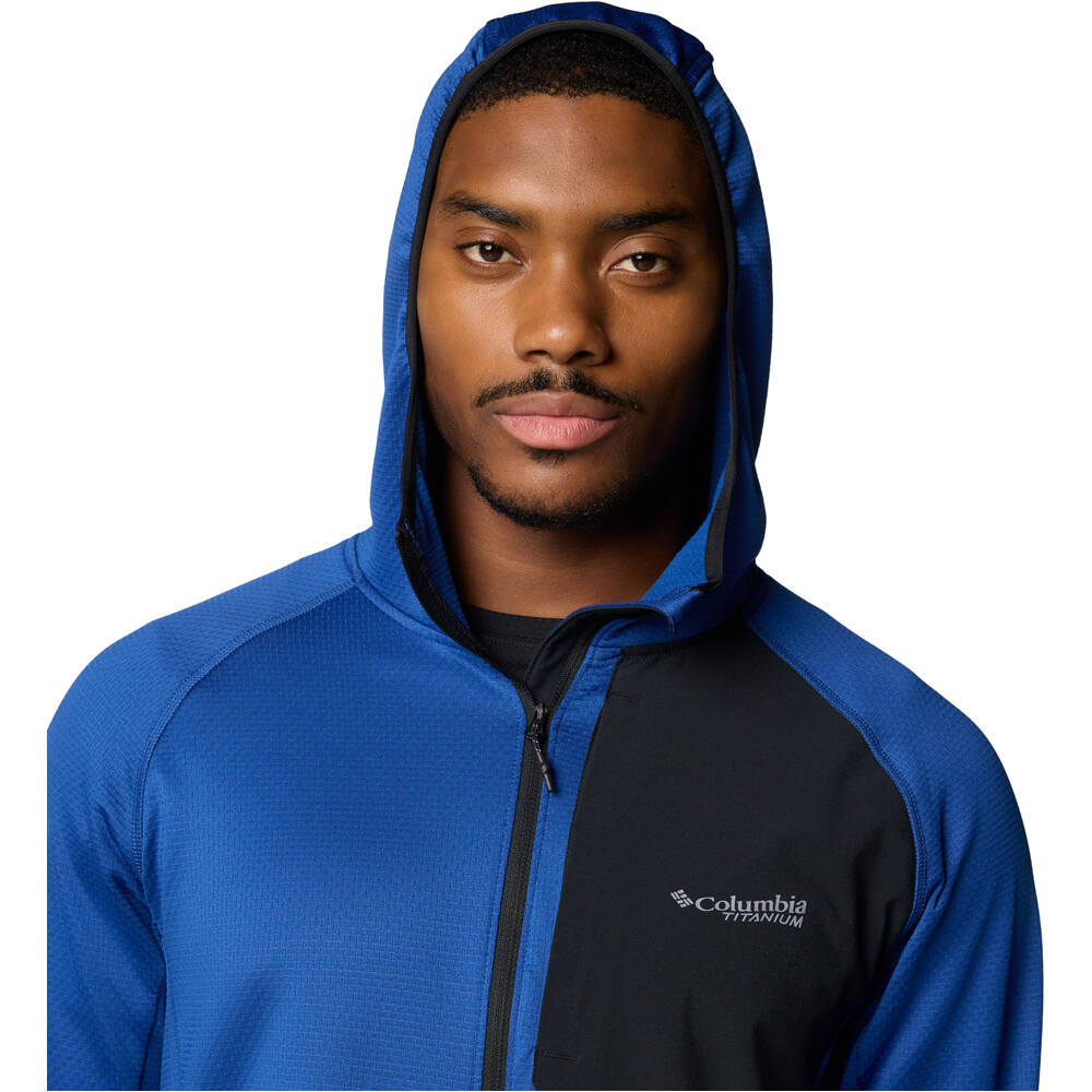 Columbia forro polar hombre Triple Canyon Grid Fleece Hooded FZ II 05