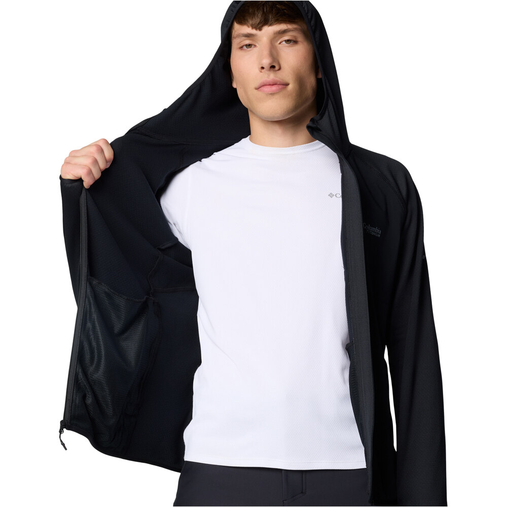 Columbia forro polar hombre Triple Canyon Grid Fleece Hooded FZ II 06