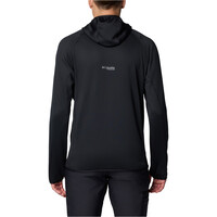 Columbia forro polar hombre Triple Canyon Grid Fleece Hooded FZ II vista trasera