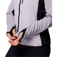 Columbia forro polar mujer Arctic Crest Hybrid Full Zip vista detalle