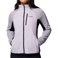 Columbia forro polar mujer Arctic Crest Hybrid Full Zip vista frontal