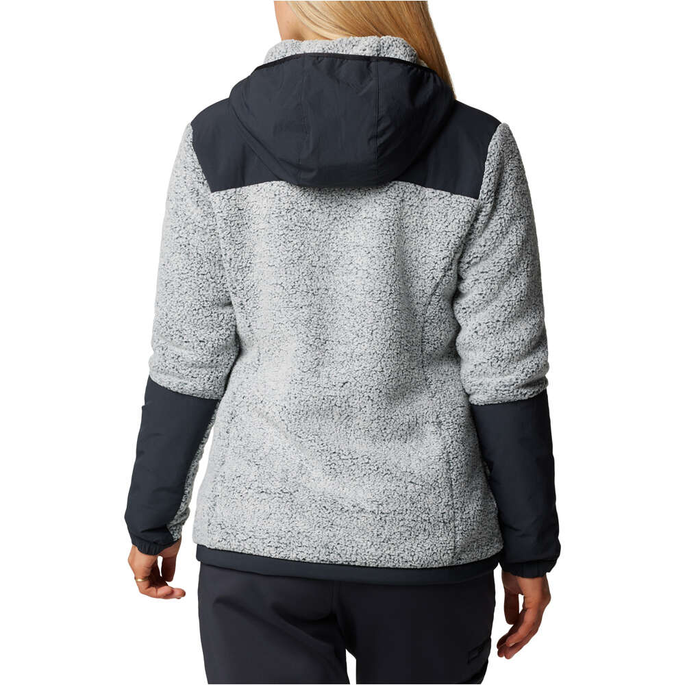 Columbia forro polar mujer Arctic Crest Sherpa Full Zip vista trasera