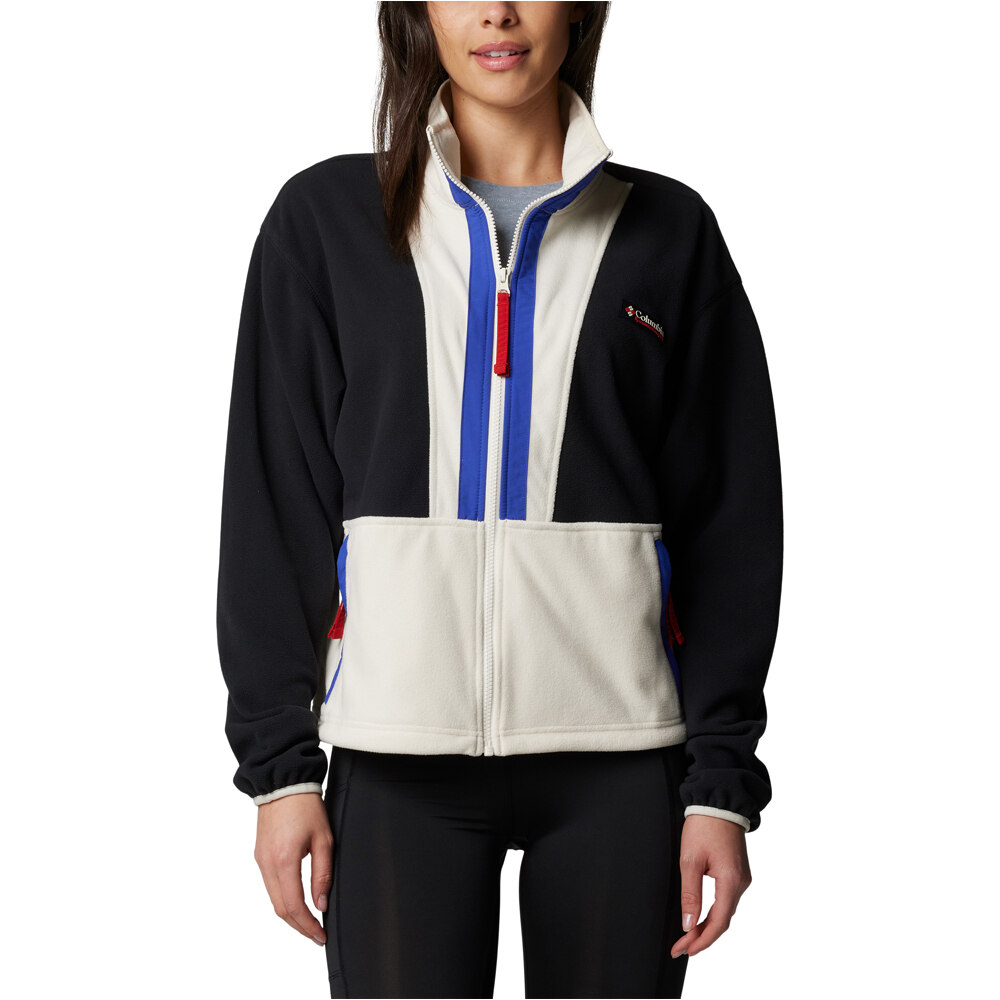 Columbia forro polar mujer Backbowl II Full Zip Fleece vista frontal