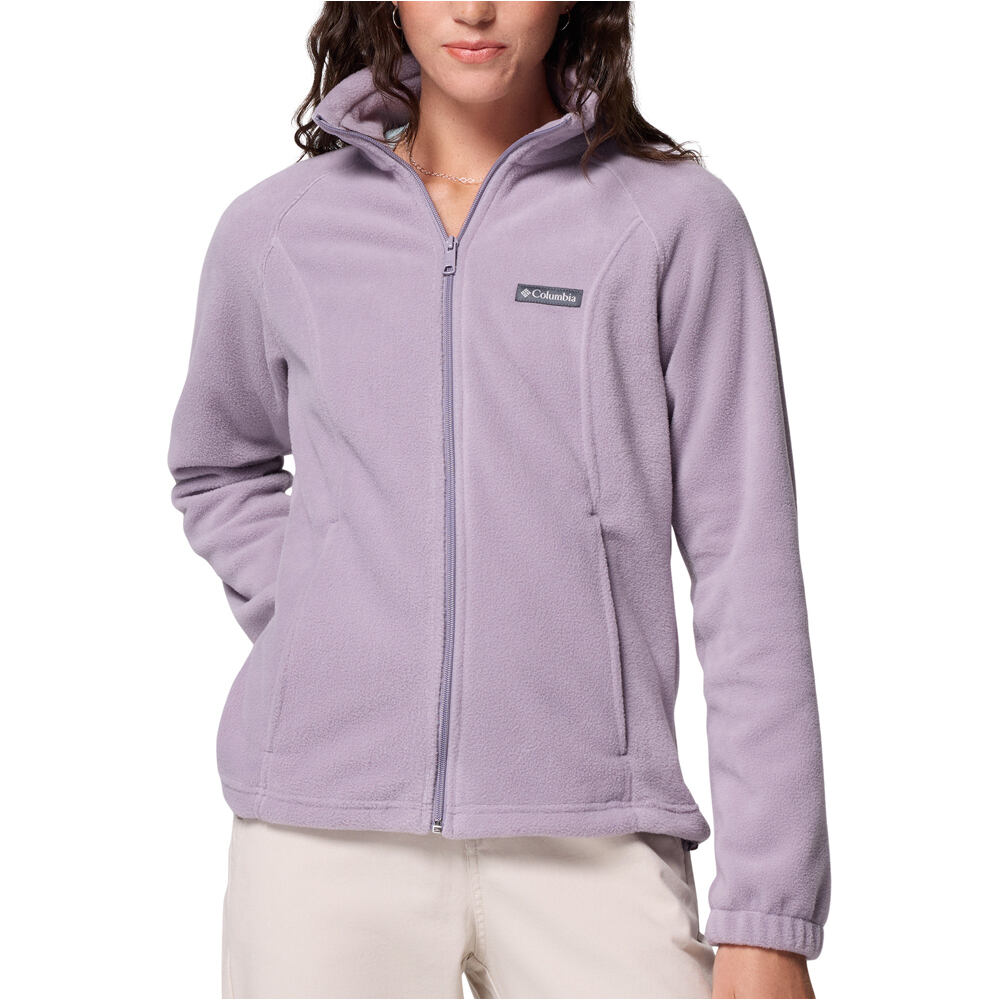 Columbia forro polar mujer Benton Springs Full Zip vista frontal