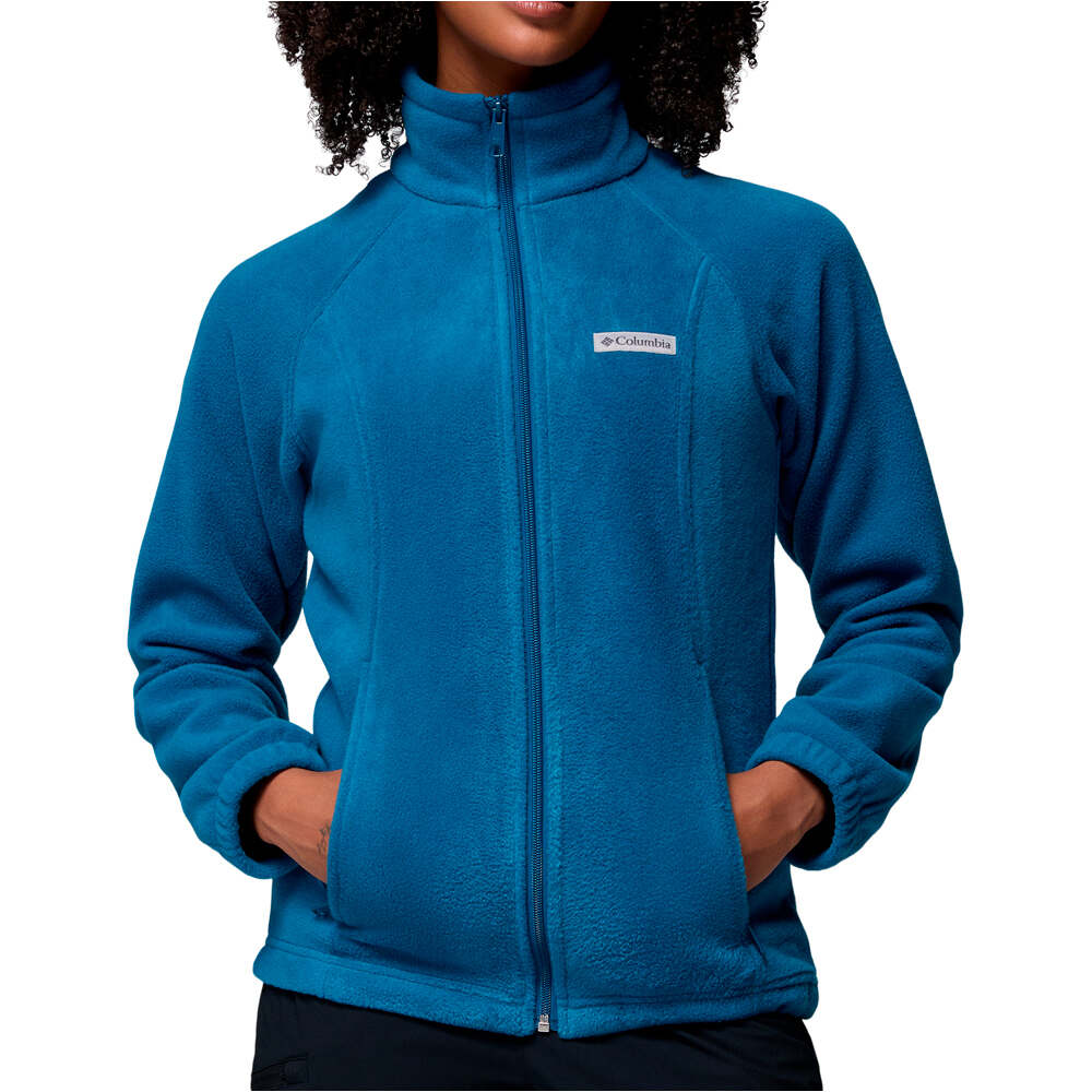 Columbia forro polar mujer Benton Springs Full Zip vista frontal