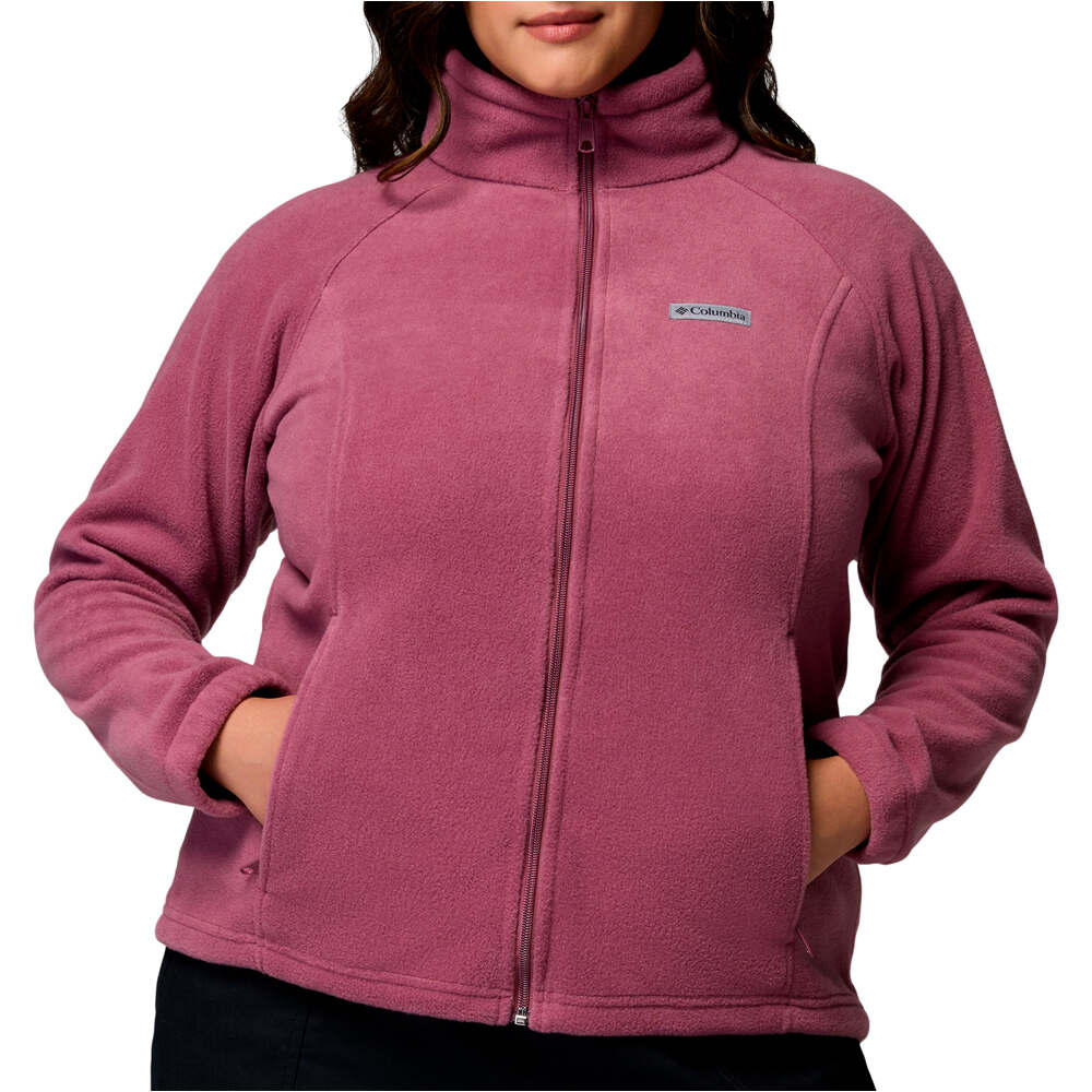 Columbia forro polar mujer Benton Springs Full Zip vista frontal