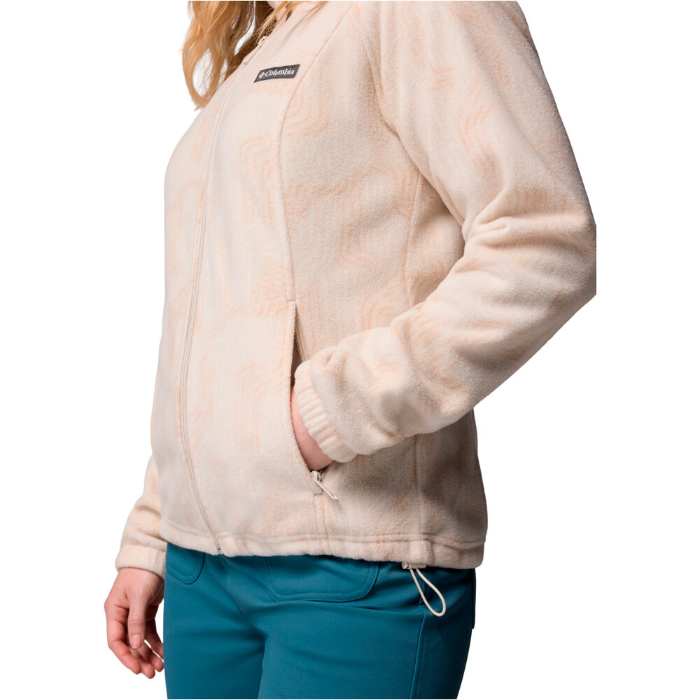 Columbia forro polar mujer Benton Springs Printed Full Zip 03