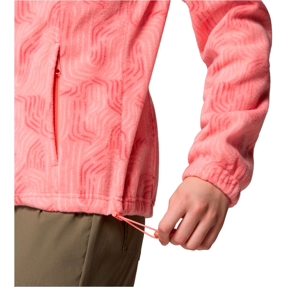 Columbia forro polar mujer Benton Springs Printed Full Zip 03