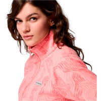 Columbia forro polar mujer Benton Springs Printed Full Zip vista detalle