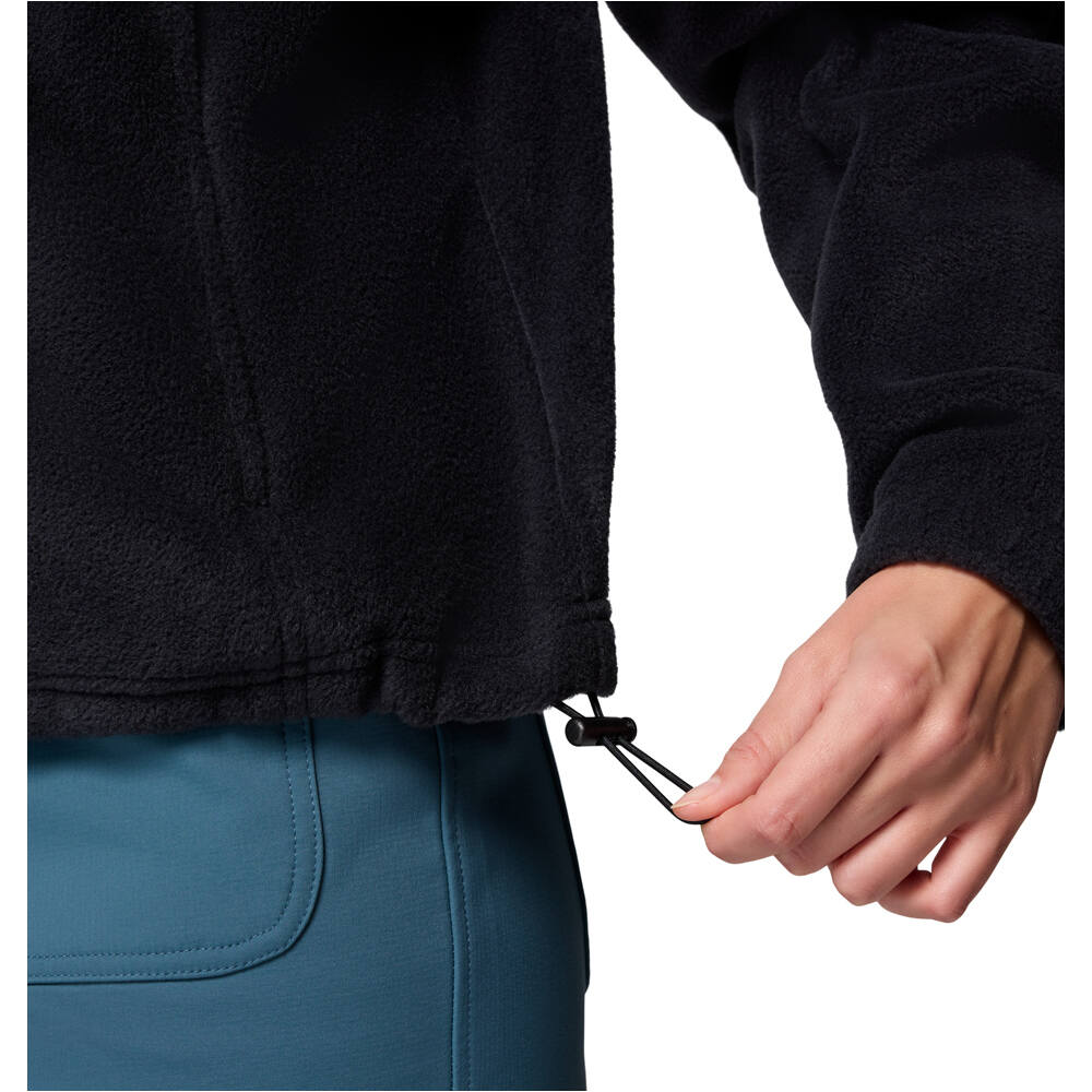 Columbia forro polar mujer Benton Springs Relaxed Full Zip vista detalle