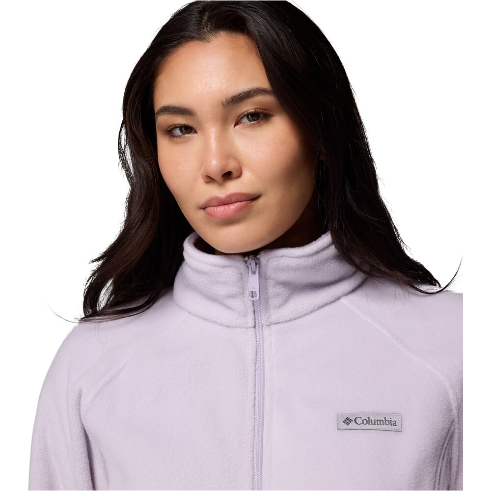 Columbia forro polar mujer Benton Springs Relaxed Full Zip vista detalle