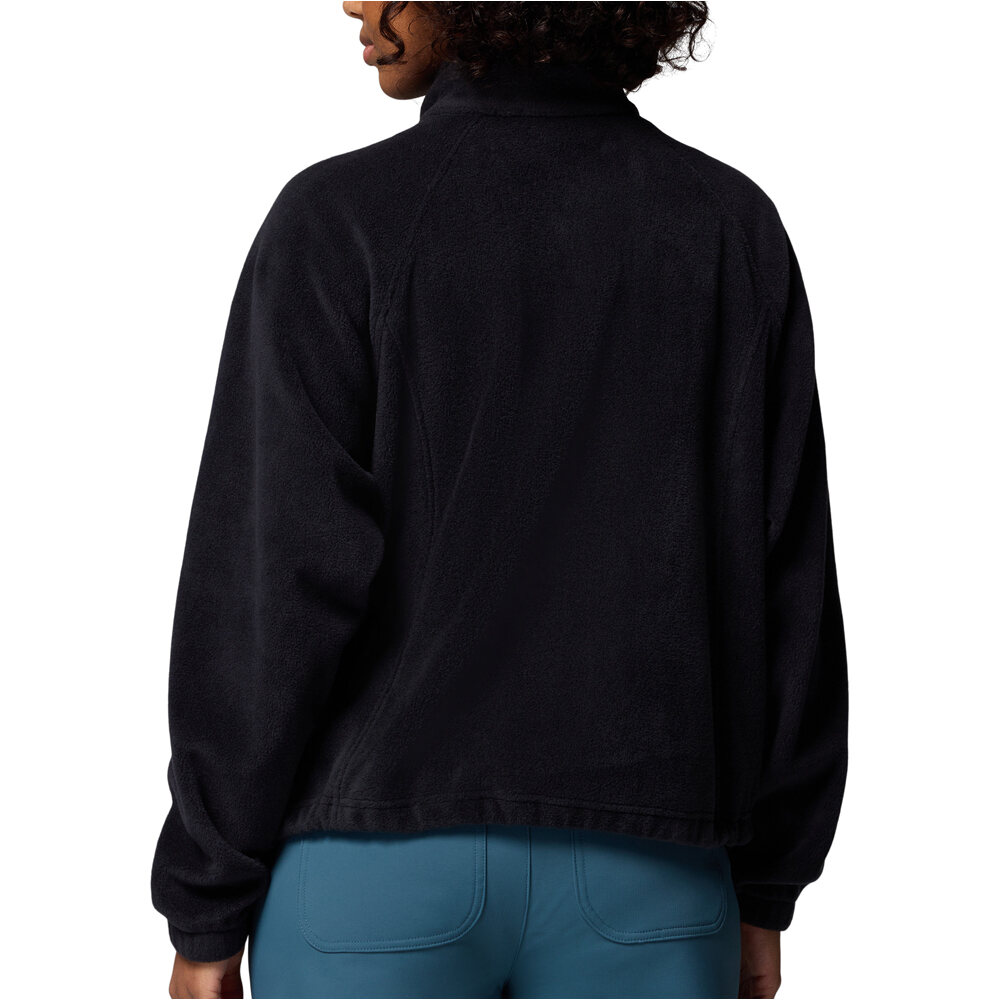 Columbia forro polar mujer Benton Springs Relaxed Full Zip vista trasera
