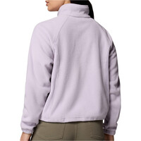 Columbia forro polar mujer Benton Springs Relaxed Full Zip vista trasera