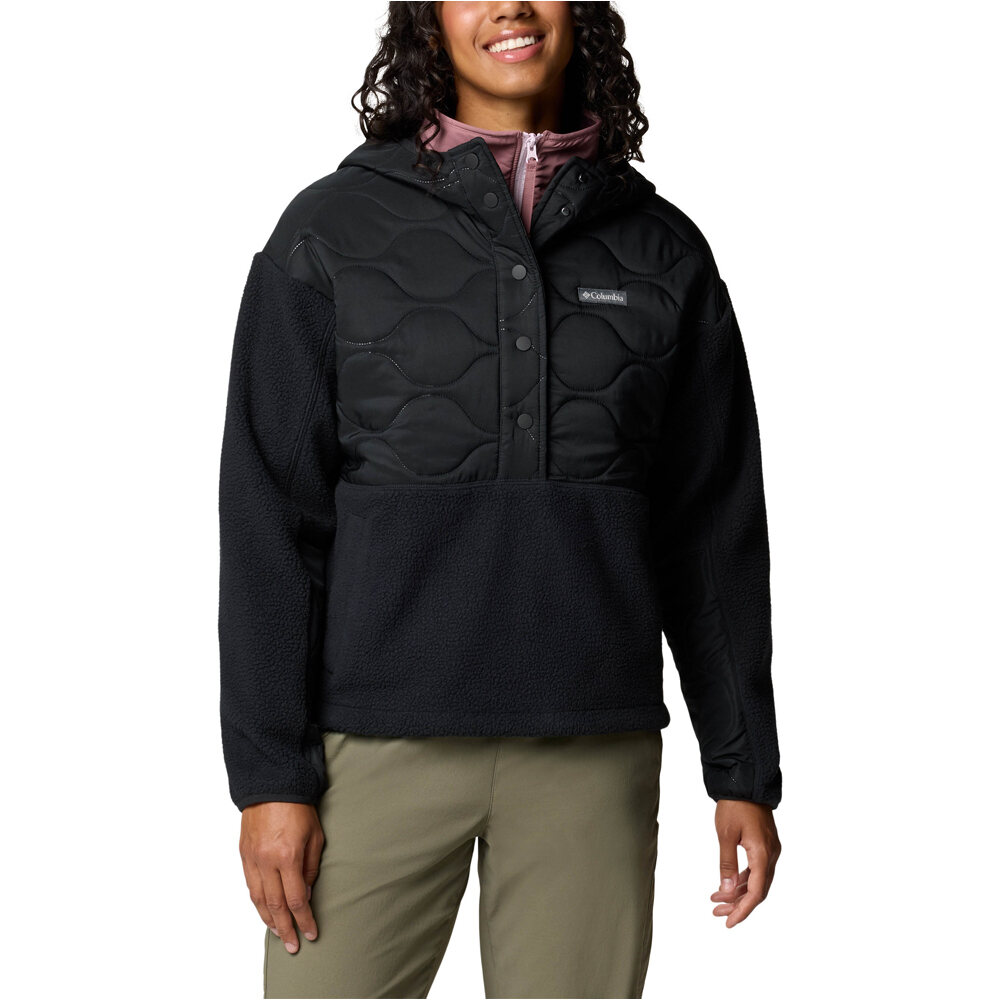 Columbia forro polar mujer Cloud Point Hooded Fleece vista frontal