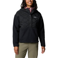 Columbia forro polar mujer Cloud Point Hooded Fleece vista frontal