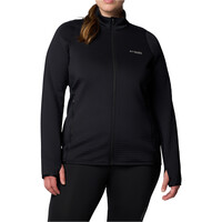 Columbia forro polar mujer Crystal Leaf Omni-Heat Helix FZ vista frontal