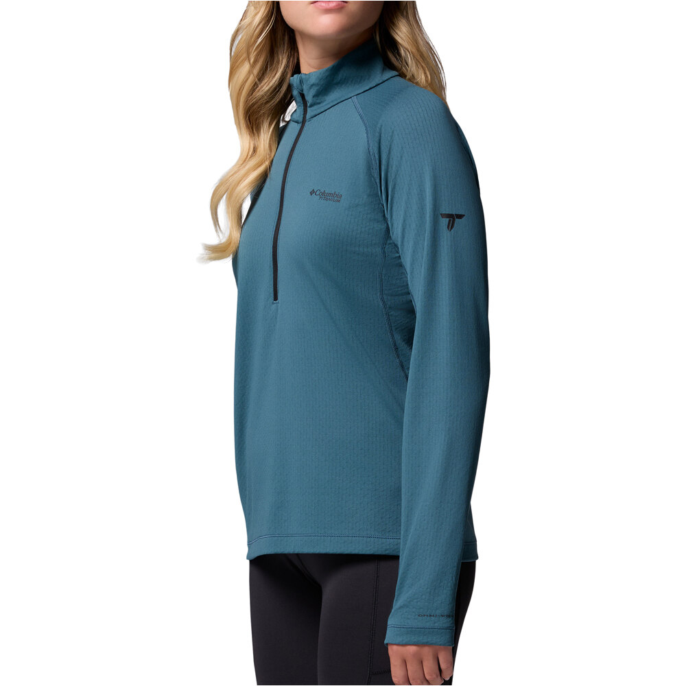 Columbia forro polar mujer DriVenture Half Zip vista detalle