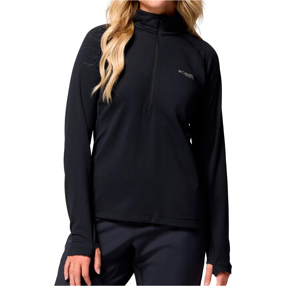 Columbia forro polar mujer DriVenture Half Zip vista frontal