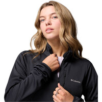 Columbia forro polar mujer Essential Hike Grid Fleece Full Zip vista detalle