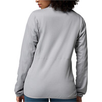 Columbia forro polar mujer Essential Hike Grid Fleece Full Zip vista trasera