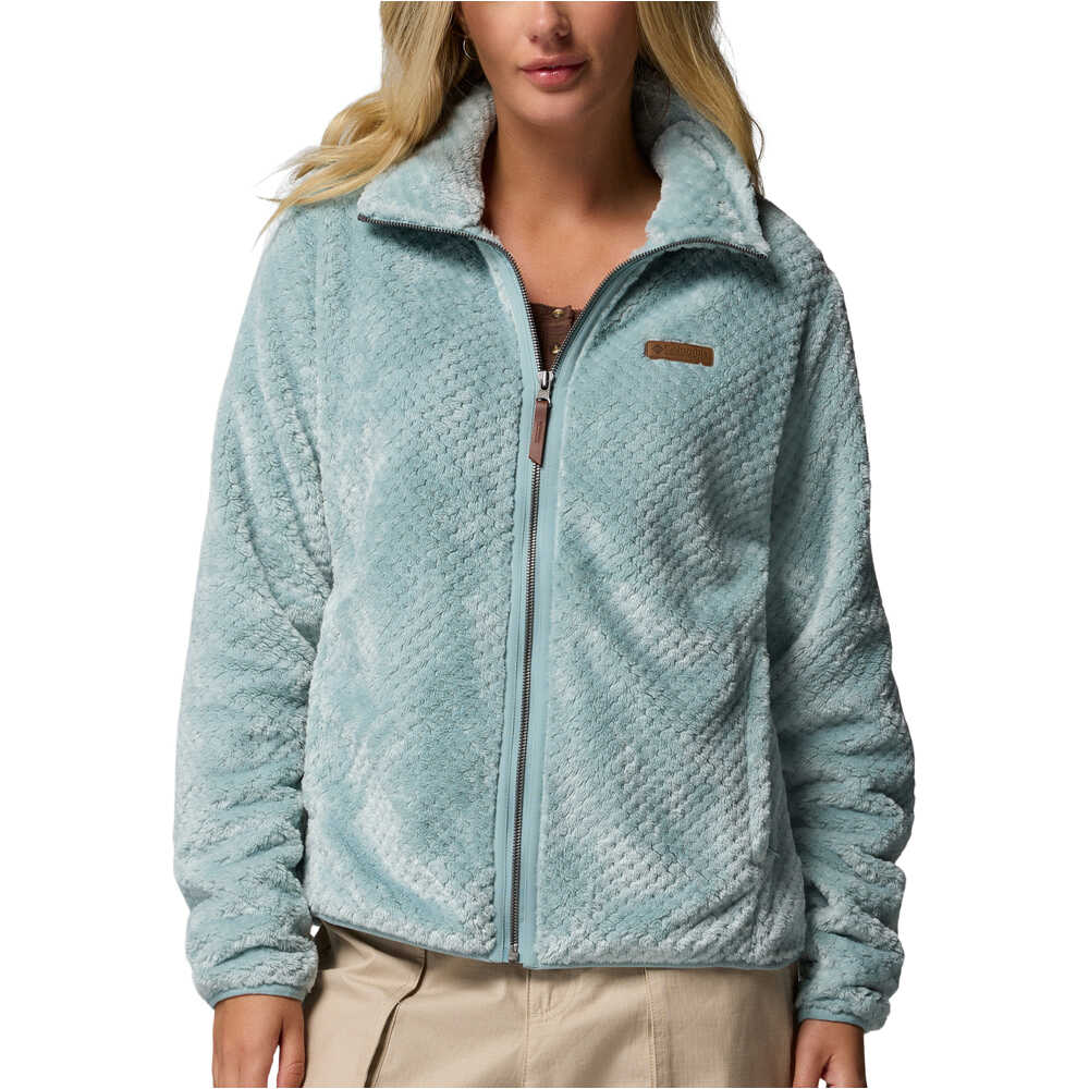 Columbia forro polar mujer Fire Side II Sherpa FZ vista frontal