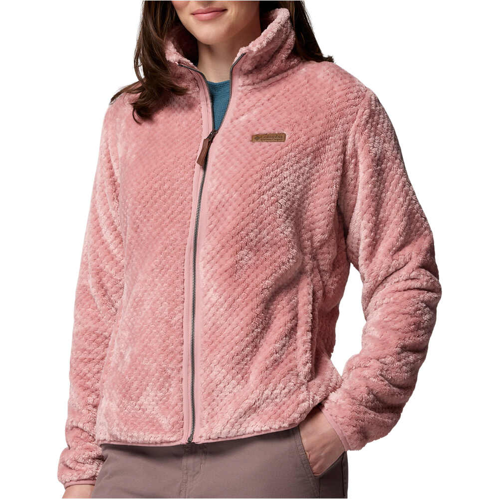 Columbia forro polar mujer Fire Side II Sherpa FZ vista frontal