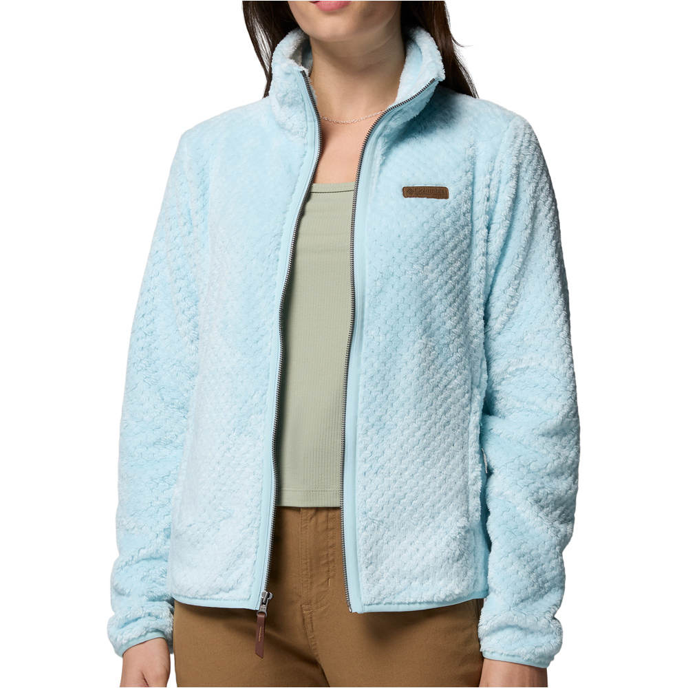 Columbia forro polar mujer Fire Side II Sherpa FZ vista frontal
