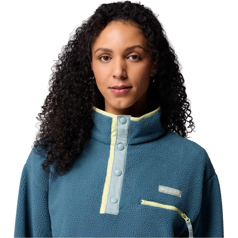 Columbia forro polar mujer Helvetia  II Cropped Half Snap Fleece 03