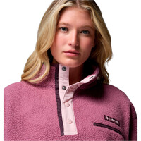 Columbia forro polar mujer Helvetia II Cropped Half Snap Fleece 03