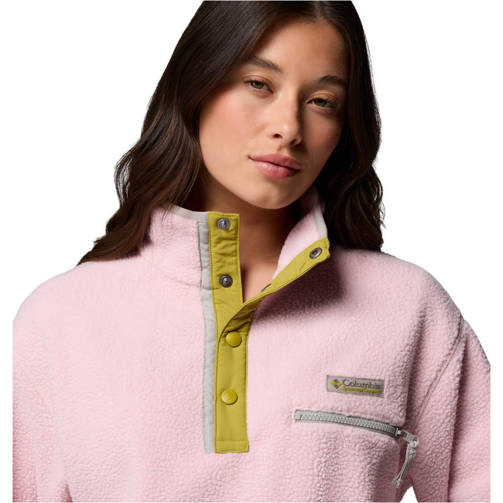 Columbia forro polar mujer Helvetia II Cropped Half Snap Fleece 03