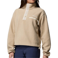 Columbia forro polar mujer Helvetia II Cropped Half Snap Fleece vista detalle