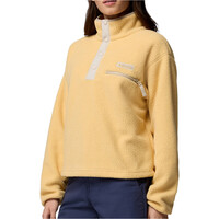 Columbia forro polar mujer Helvetia II Cropped Half Snap Fleece vista detalle