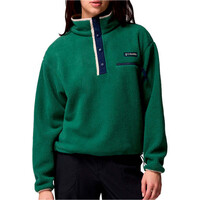 Columbia forro polar mujer Helvetia II Cropped Half Snap Fleece vista frontal