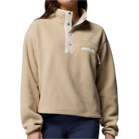Columbia forro polar mujer Helvetia II Cropped Half Snap Fleece vista frontal