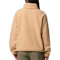 Columbia forro polar mujer Helvetia  II Cropped Half Snap Fleece vista trasera