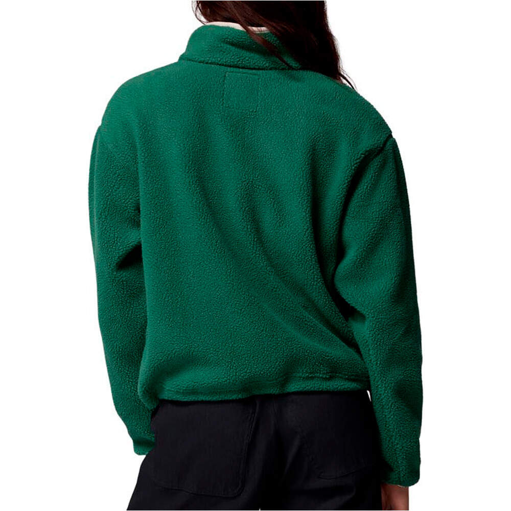 Columbia forro polar mujer Helvetia II Cropped Half Snap Fleece vista trasera