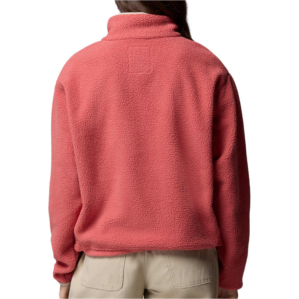 Columbia forro polar mujer Helvetia II Cropped Half Snap Fleece vista trasera