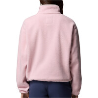 Columbia forro polar mujer Helvetia II Cropped Half Snap Fleece vista trasera