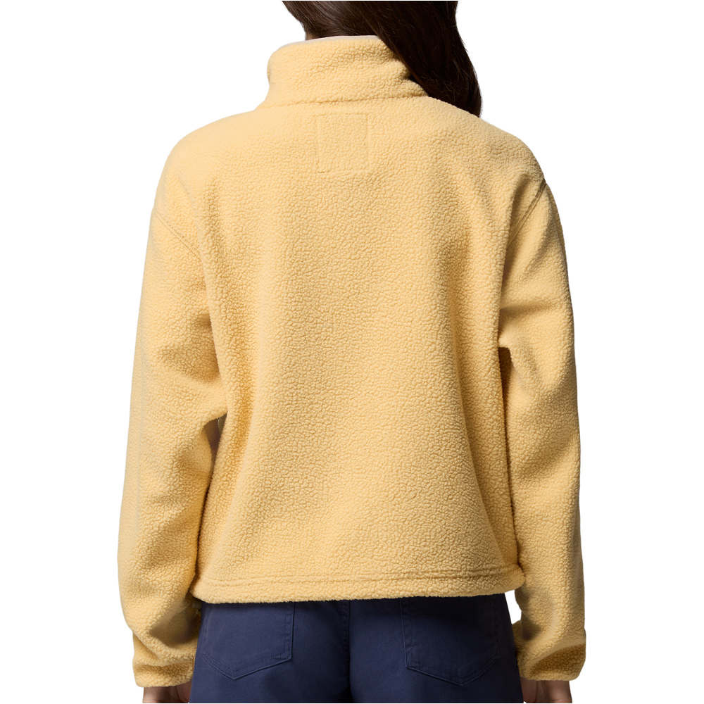 Columbia forro polar mujer Helvetia II Cropped Half Snap Fleece vista trasera